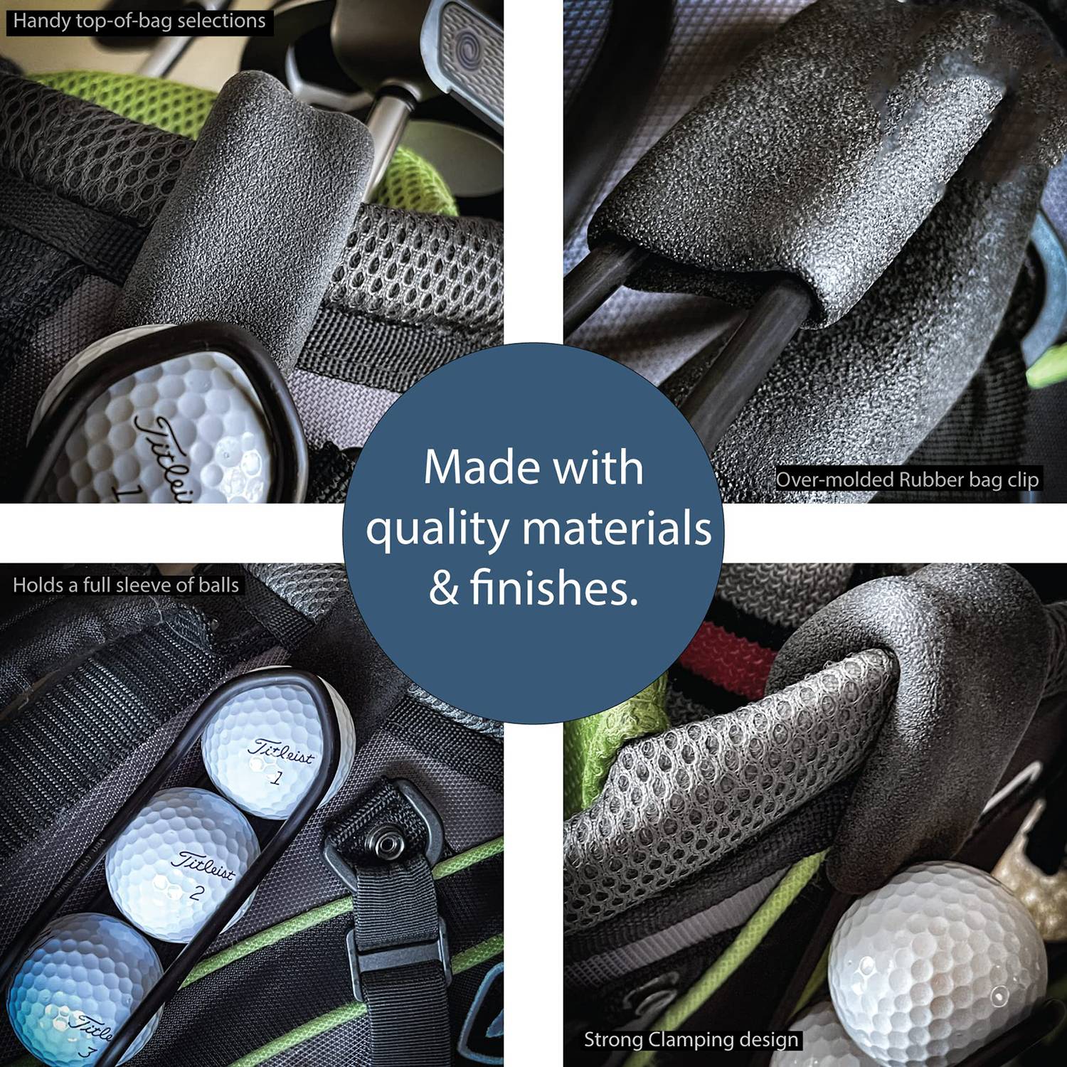Quick-Access Portable Golf Ball Holder For Outdoor Training 2
