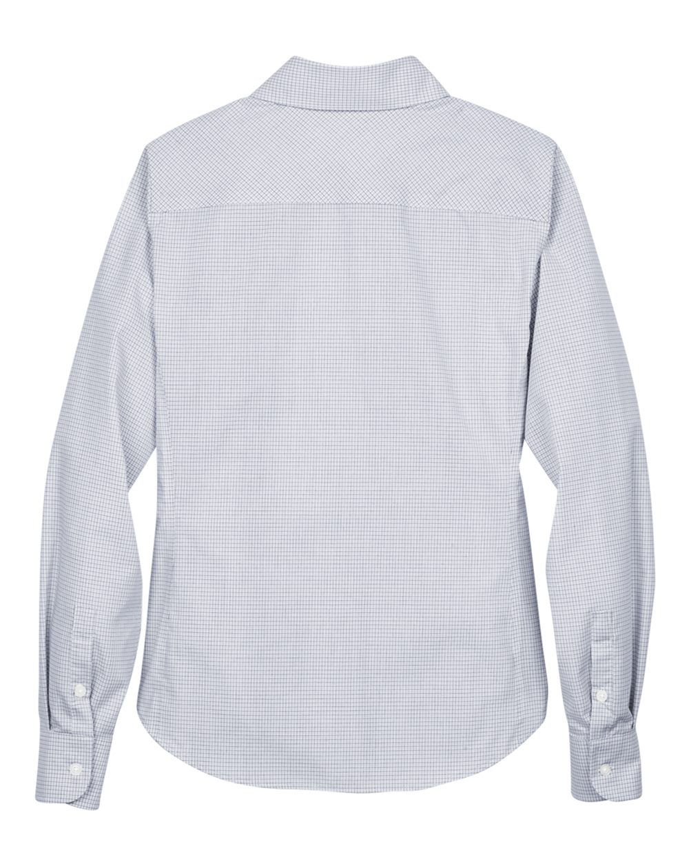 Women's Crown Collection® Micro Tattersall Woven Dress Shirt - DG510W 36