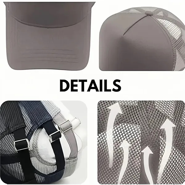 Breathable Foam Mesh Trucker Hat 3