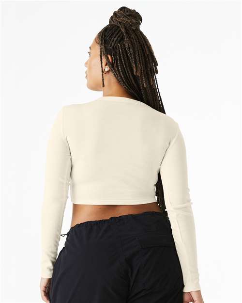 Women's Micro Rib Long Sleeve Baby Tee - 1501 12
