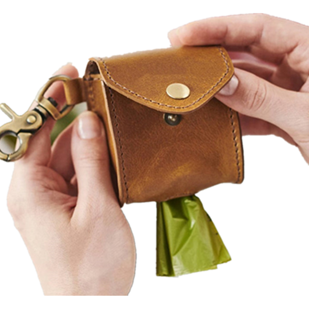 Cute Dog Poop Waste Bag Waist Dispenser 2