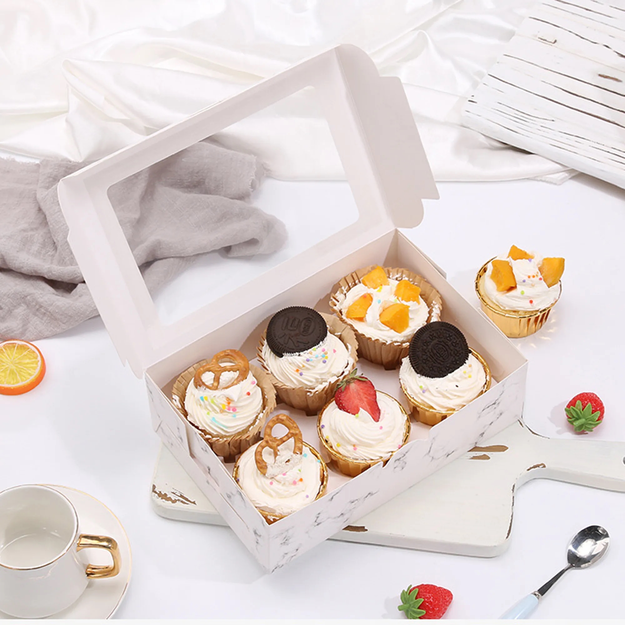 Cupcake Box With Clear Window 9