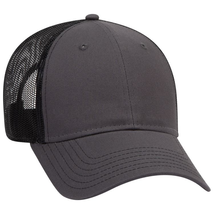 OTTO CAP® 6 Panel Low Profile Mesh Back Trucker Hat 9