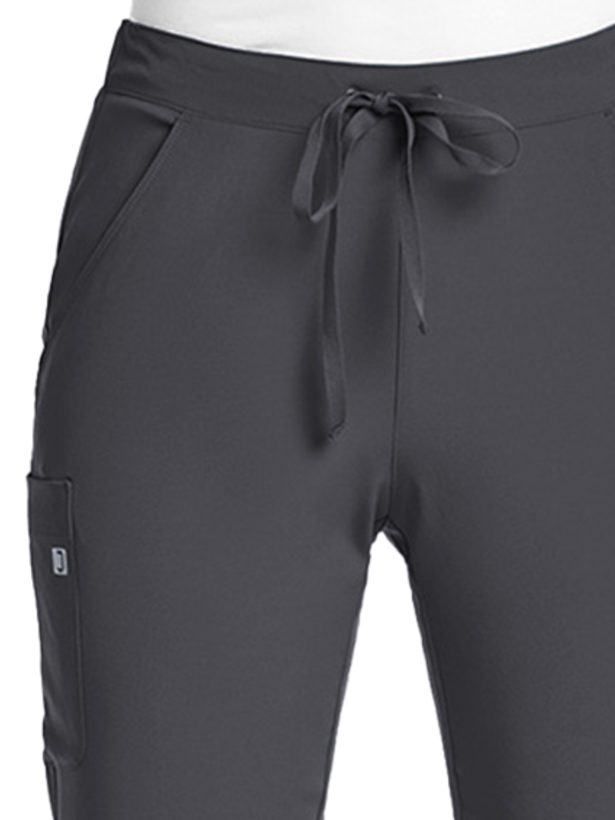 ScrubJoy Originals - Women's Fitted Five-Pocket Tapered Leg Pant 26