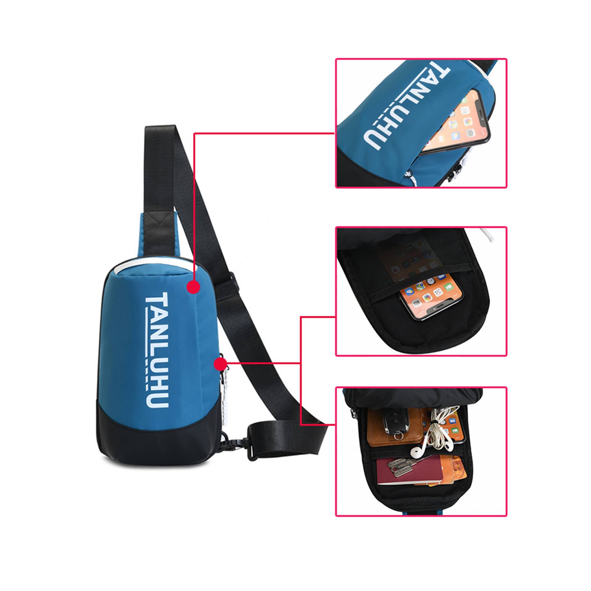 Outdoor Biking Mini Travel Crossbody Bag 5