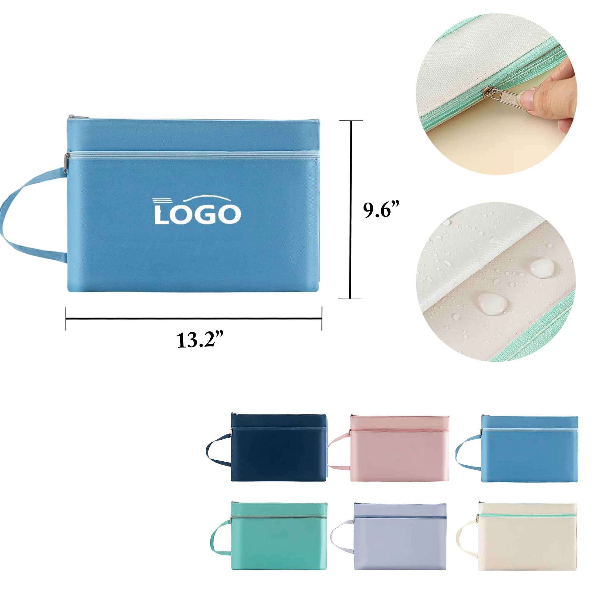 MOQ100 Waterproof Document Bag with Handle 9