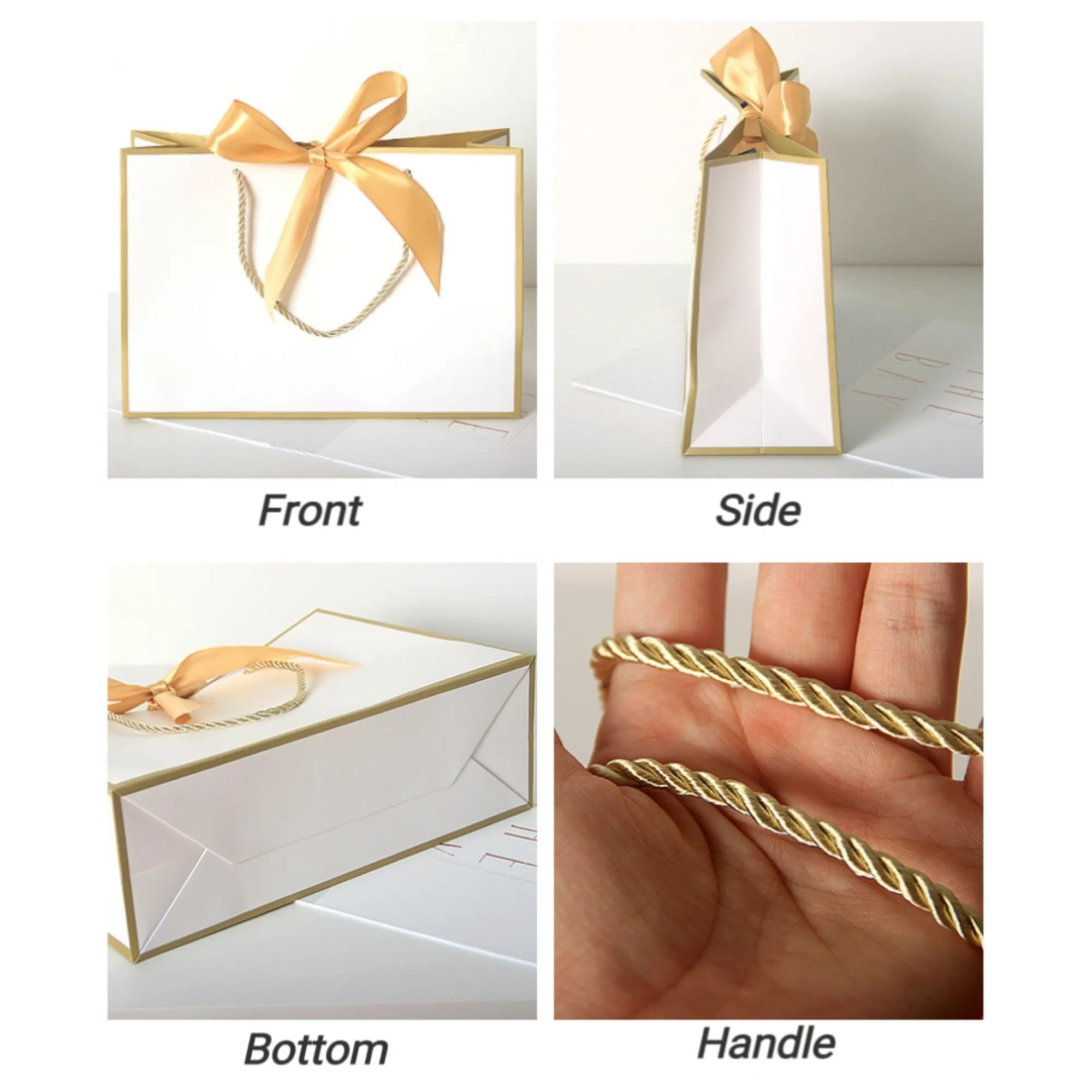 Bowknot Cloth Shopping Tote Bag 8