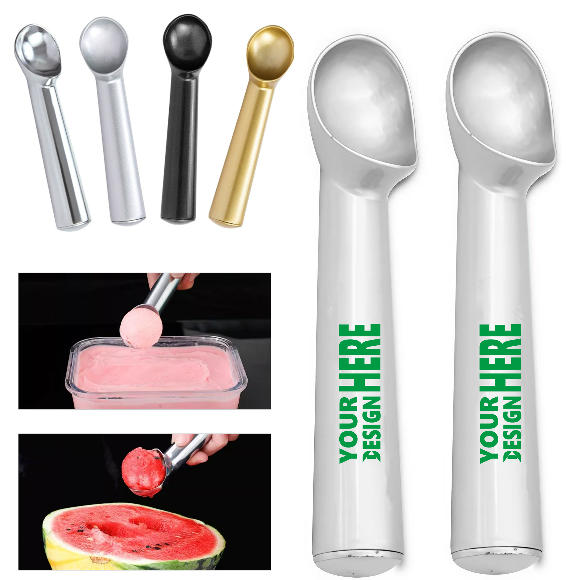 Aluminum-Made Ice Cream Scoop 2