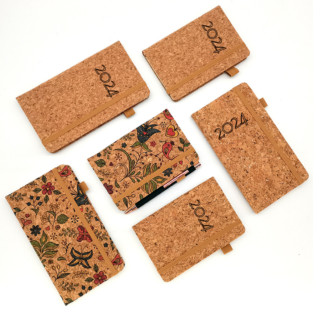 A6 Cork Cover Notebook 2