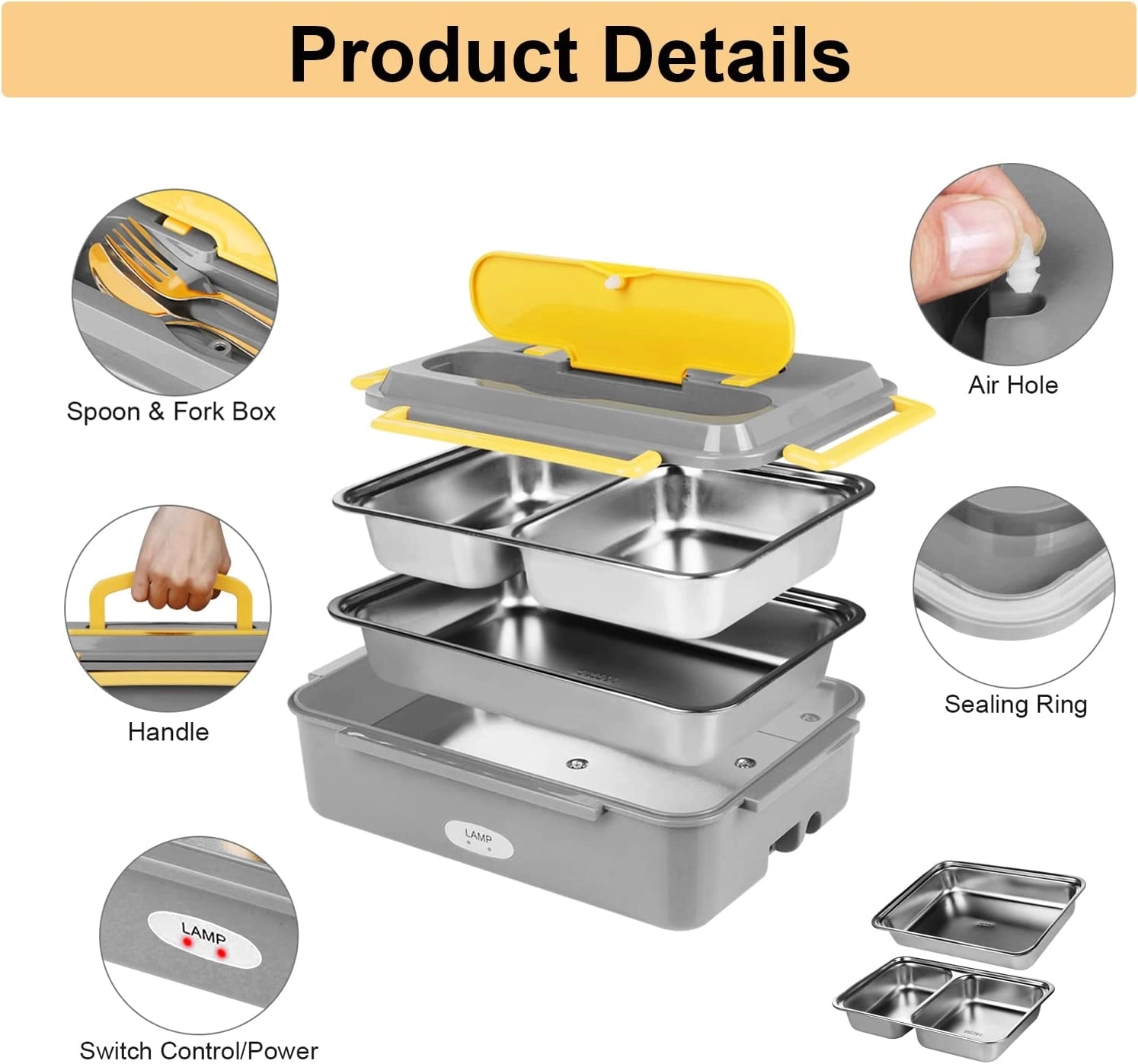 POrtable Heated Lunch Boxes 7