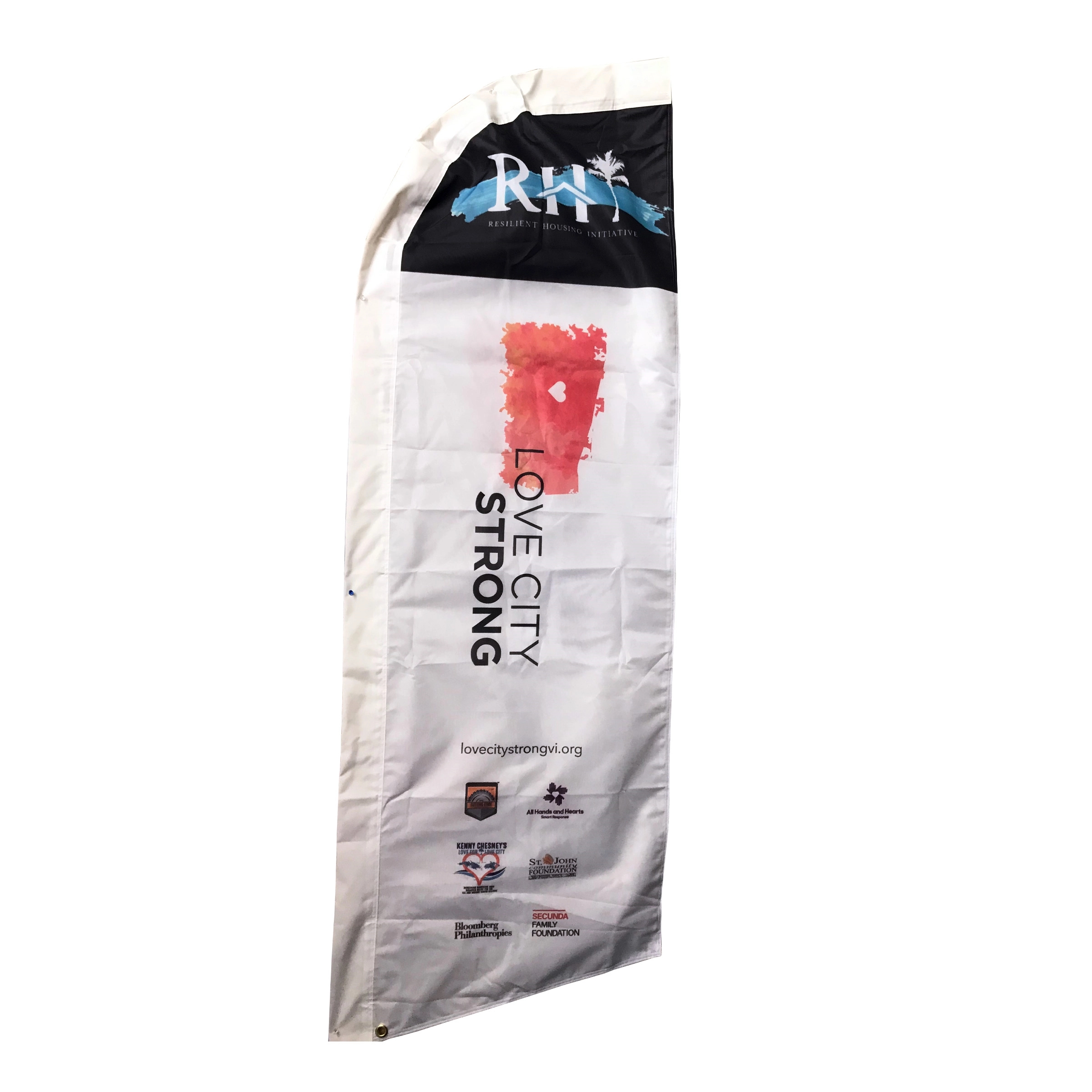 Custom Screen Sublimation Swooper Flags 16.5' x 3' 2