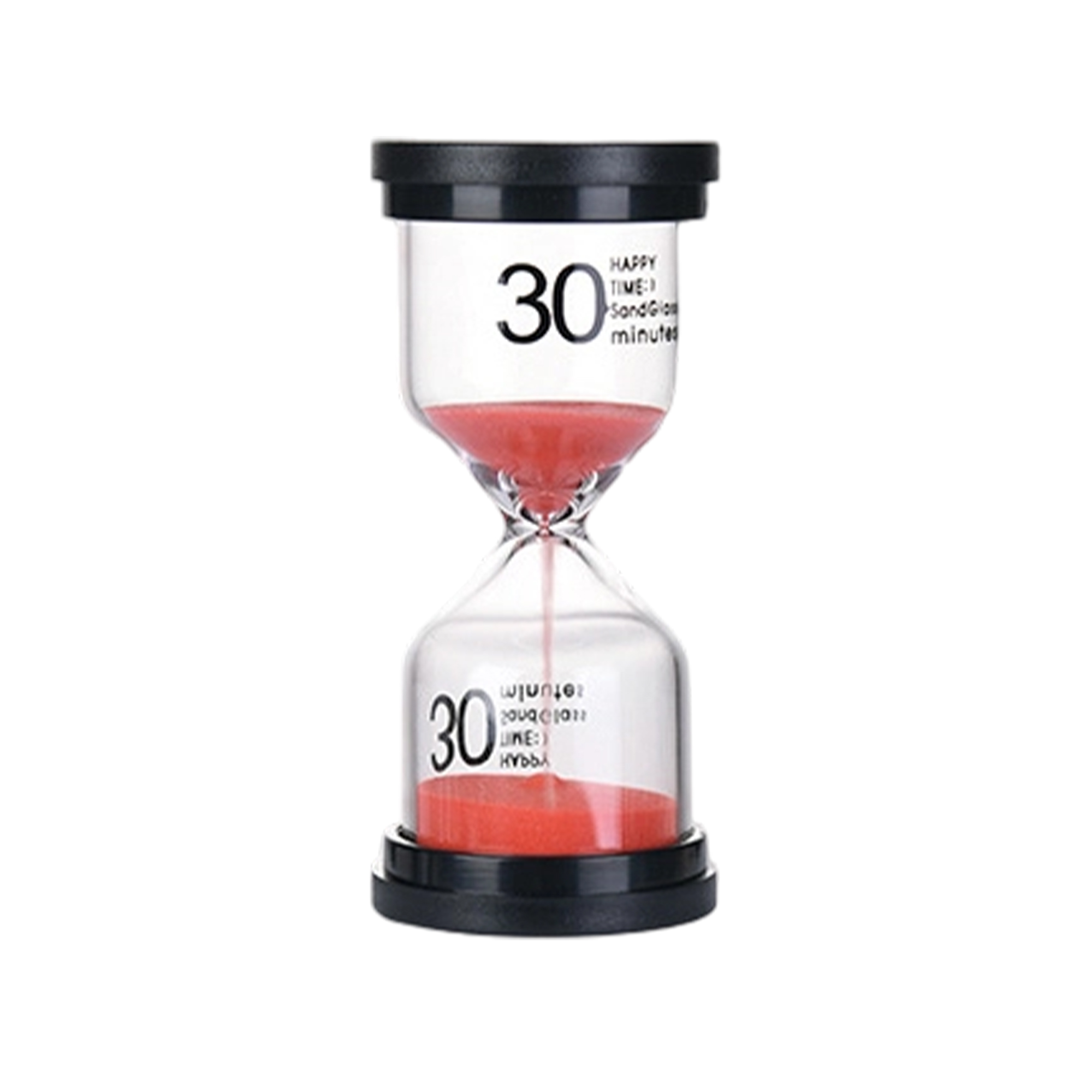 Glass Sand Timer Hourglass 3.9" By 1.8", custom clock with logo imprint 3