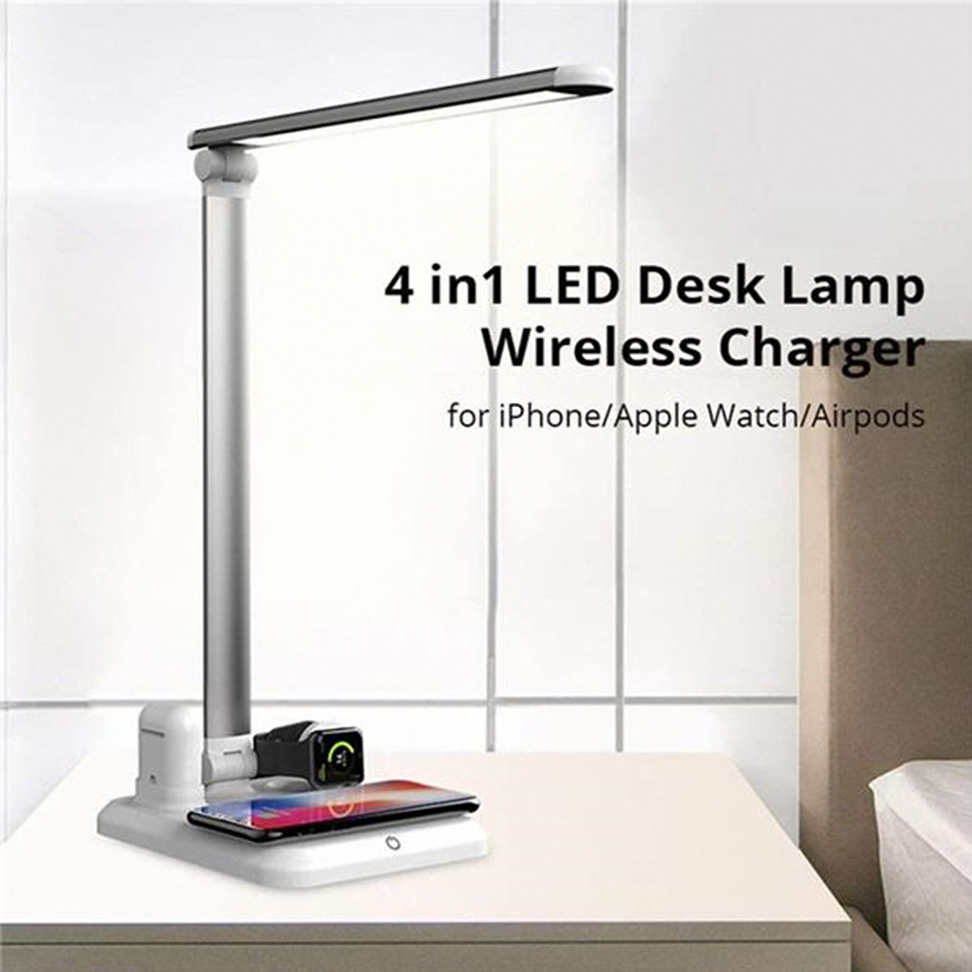 Multifunctional LED Lamp with 10W Wireless Charging Pad 4