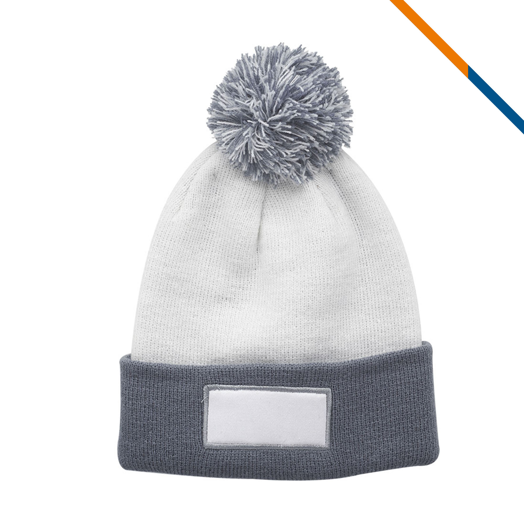 Kent Patch Pompom Beanies 4