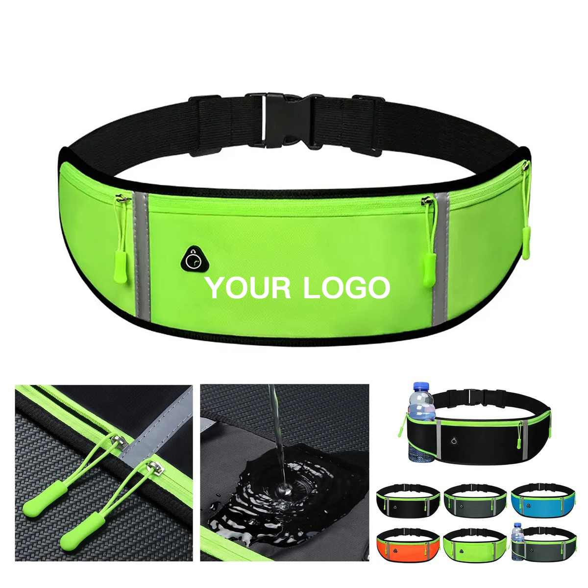 Nylon Travel Waist Bag with Multi Pocket Design 2