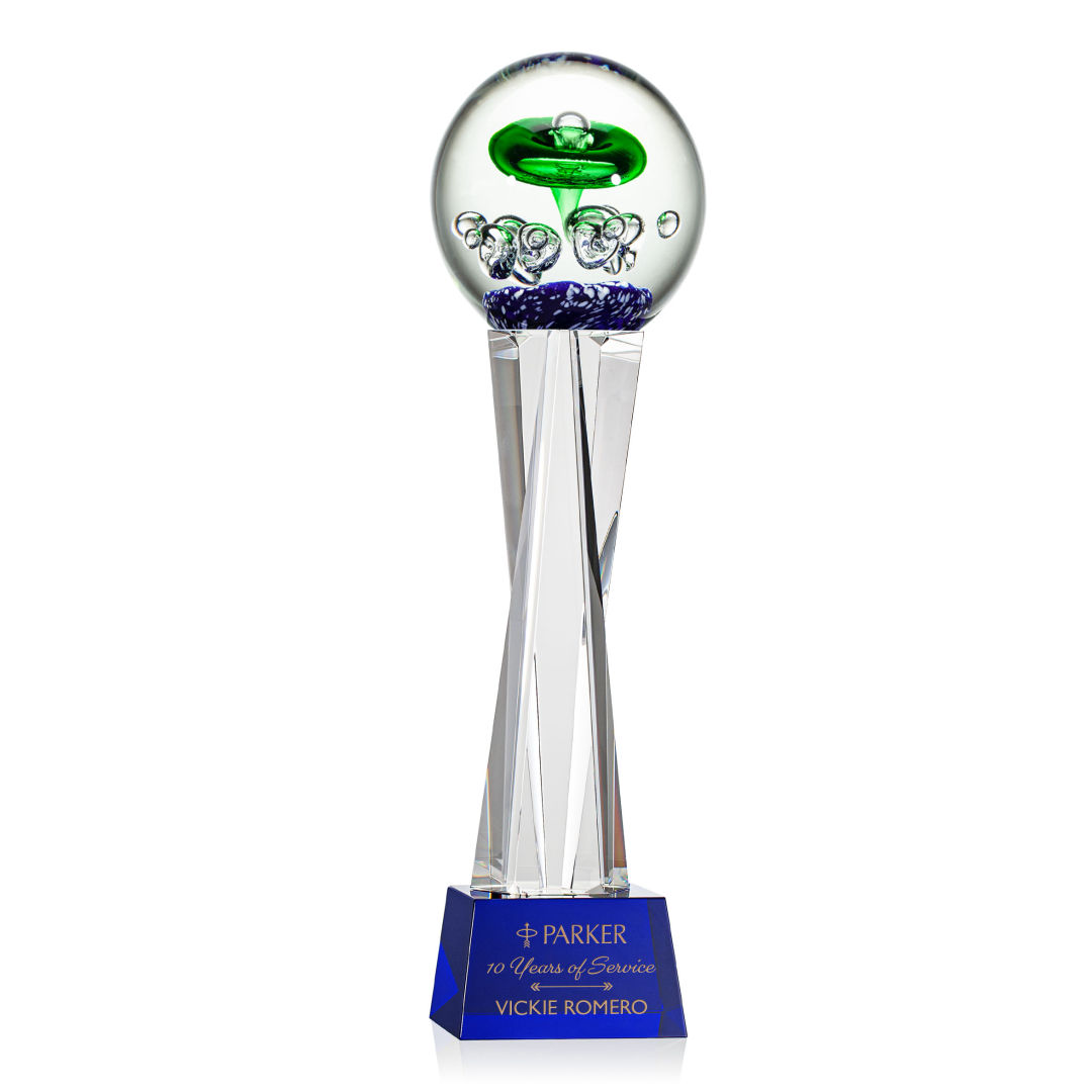 Aquarius Award on Grafton Base - Blue 3