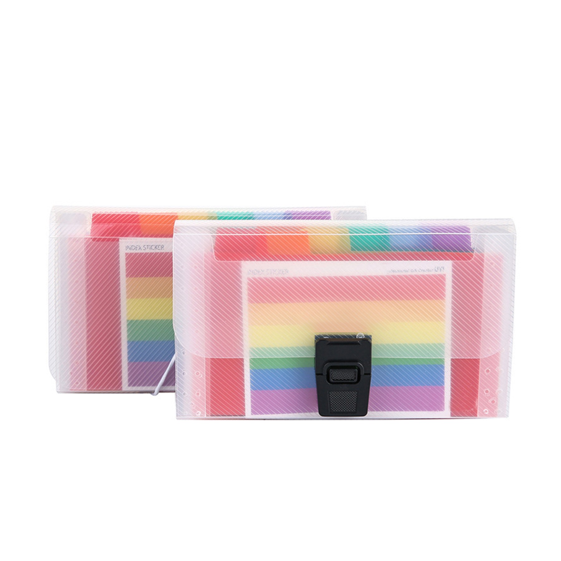 13 Pockets Rainbow Receipt Organizer Wallet 2