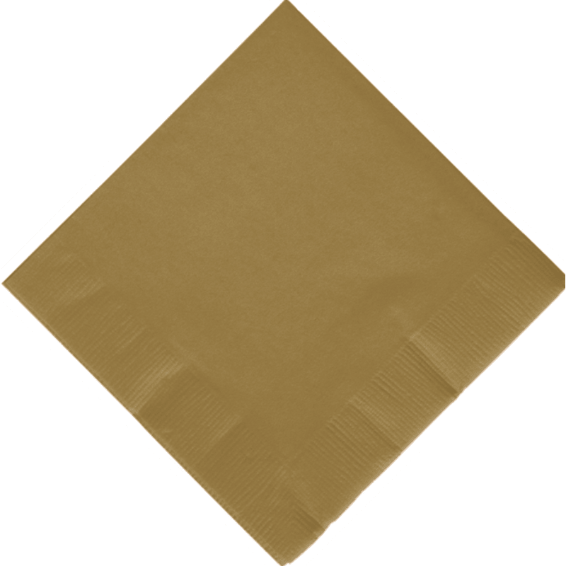 2ply Foil Stamped Beverage Napkins 25