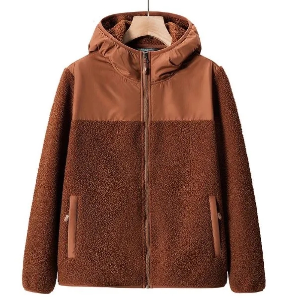 Customized Two Tone Fleece Jacket 8