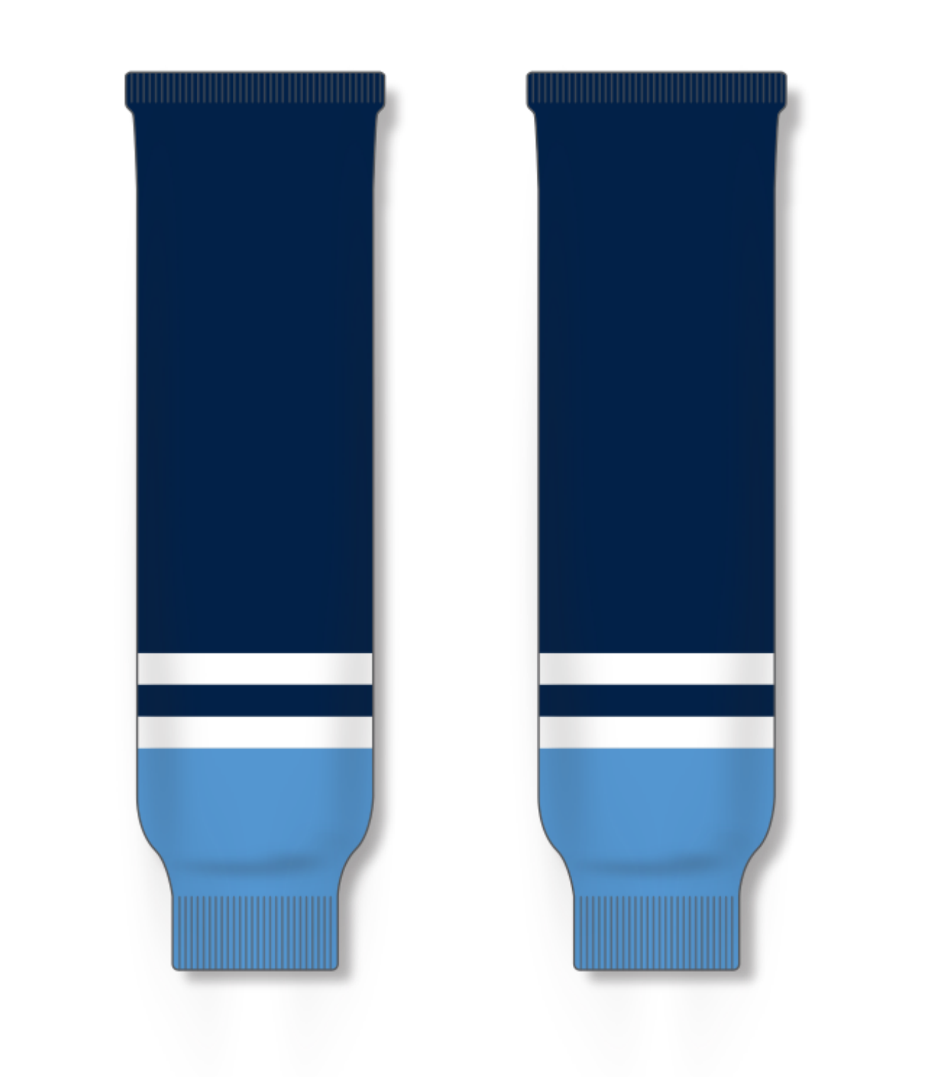 Knitted Striped Hockey Socks HS630-G241 5
