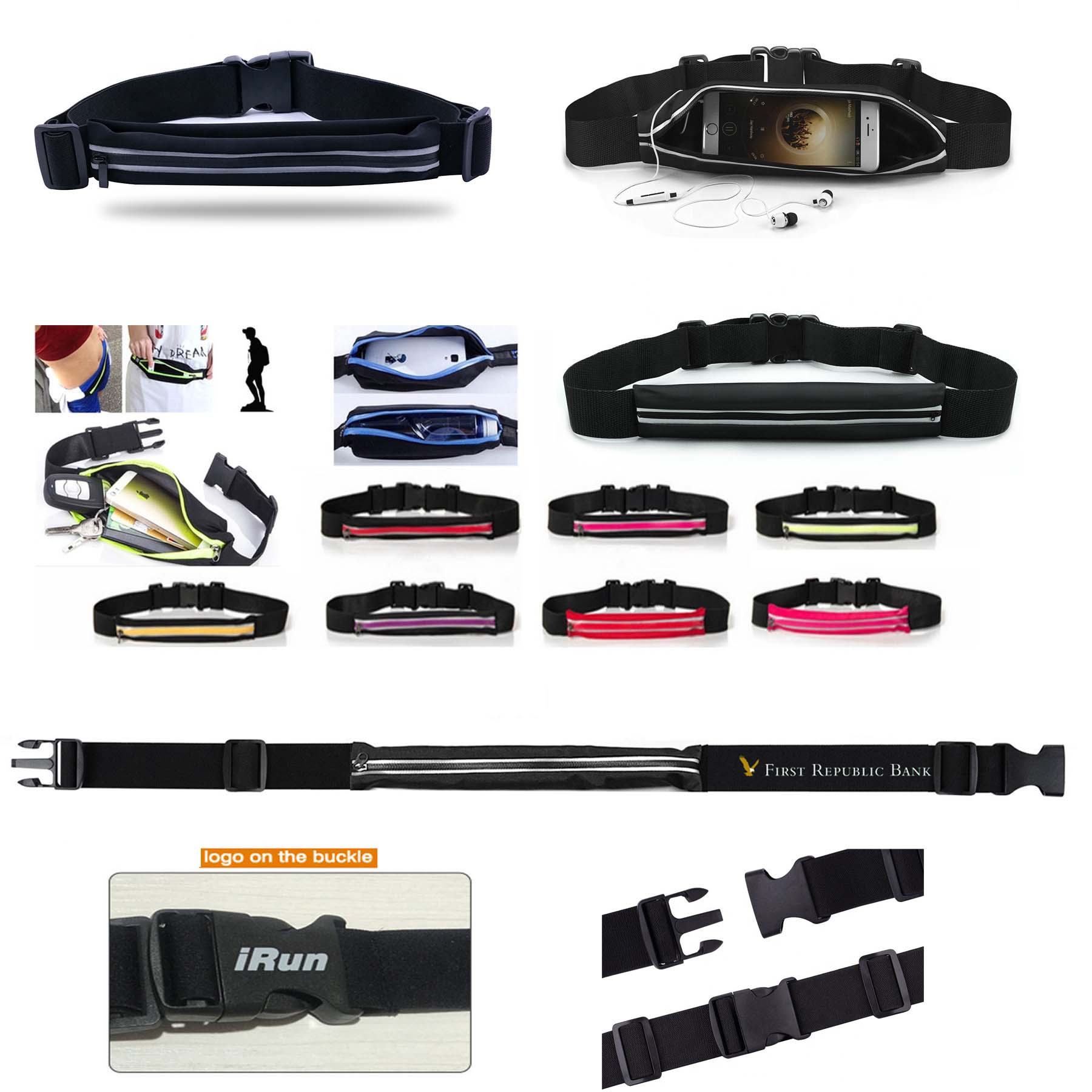 iBank ® Running Belt compatible with iPhone 17/16/15/14 Pro Max 1