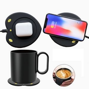 2-in-1 Smart Coffee Mug Warmer with Wireless Charger 1