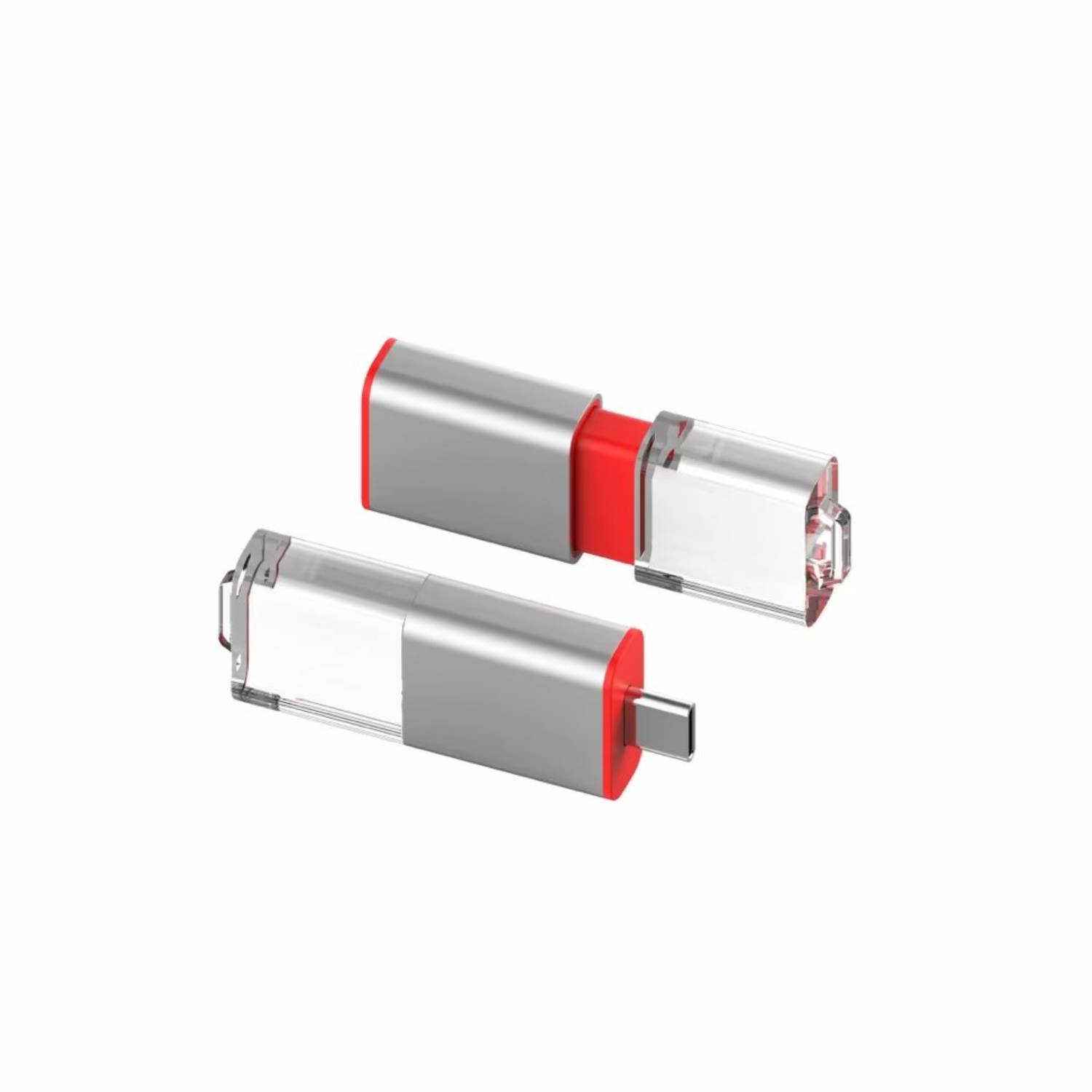 Slide Type-C LED OTG USB Flash Drive 5