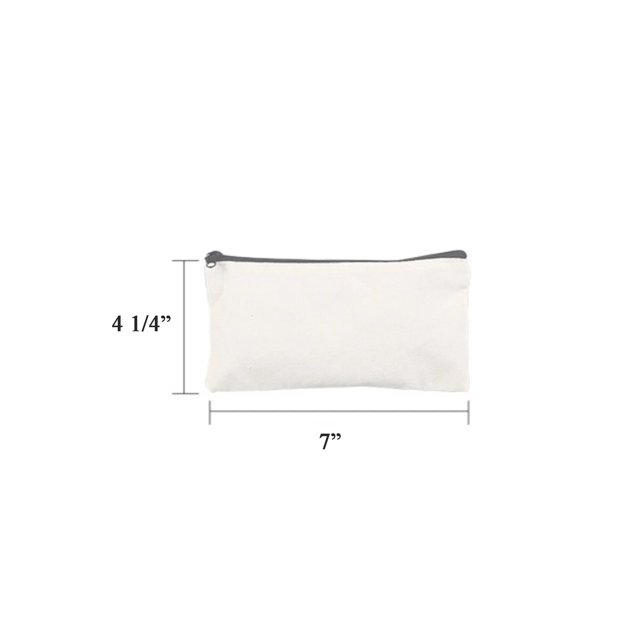 Canvas Zipper Tote Bag, custom tote bag with logo imprint 4