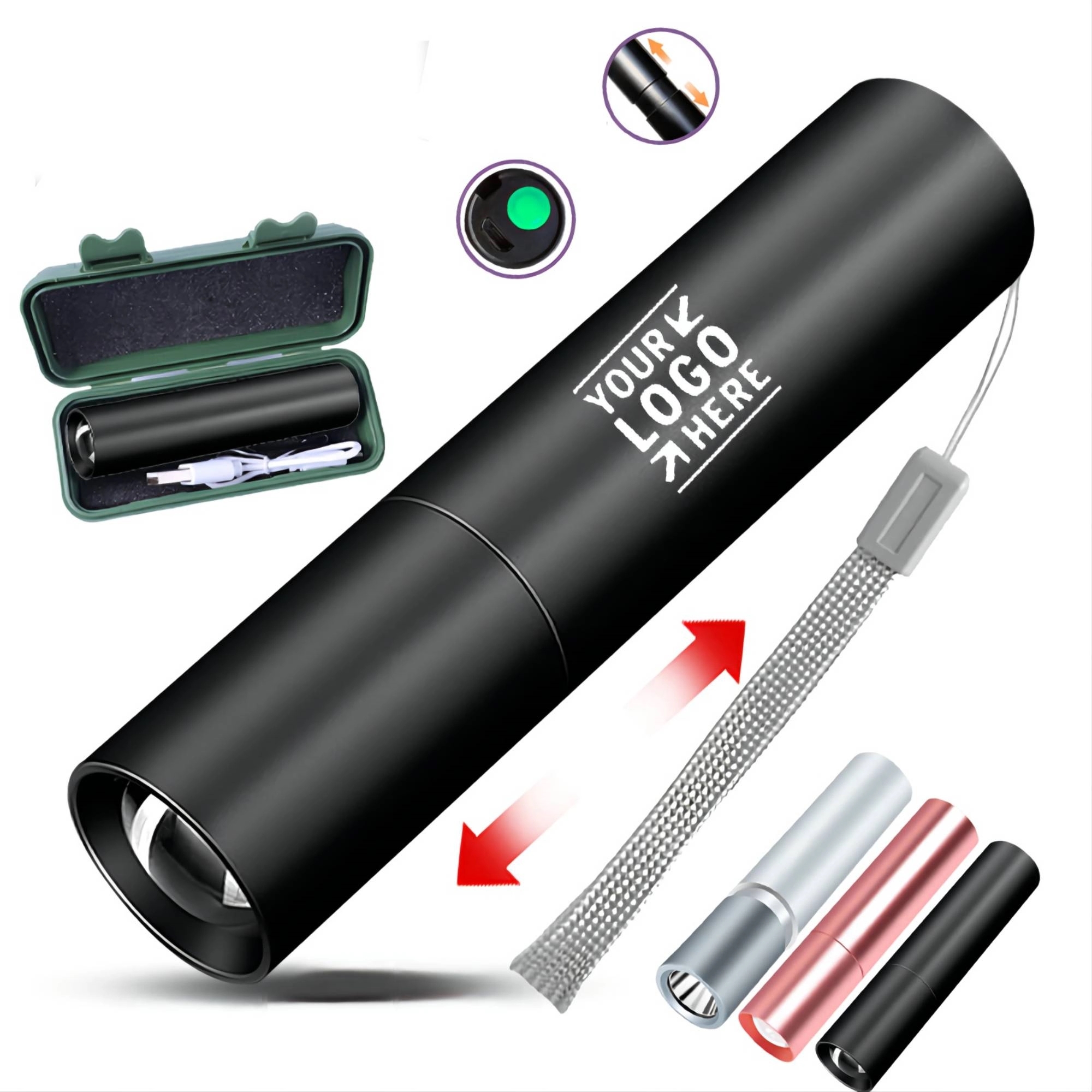 3-Block Strong Light Flashlight 2