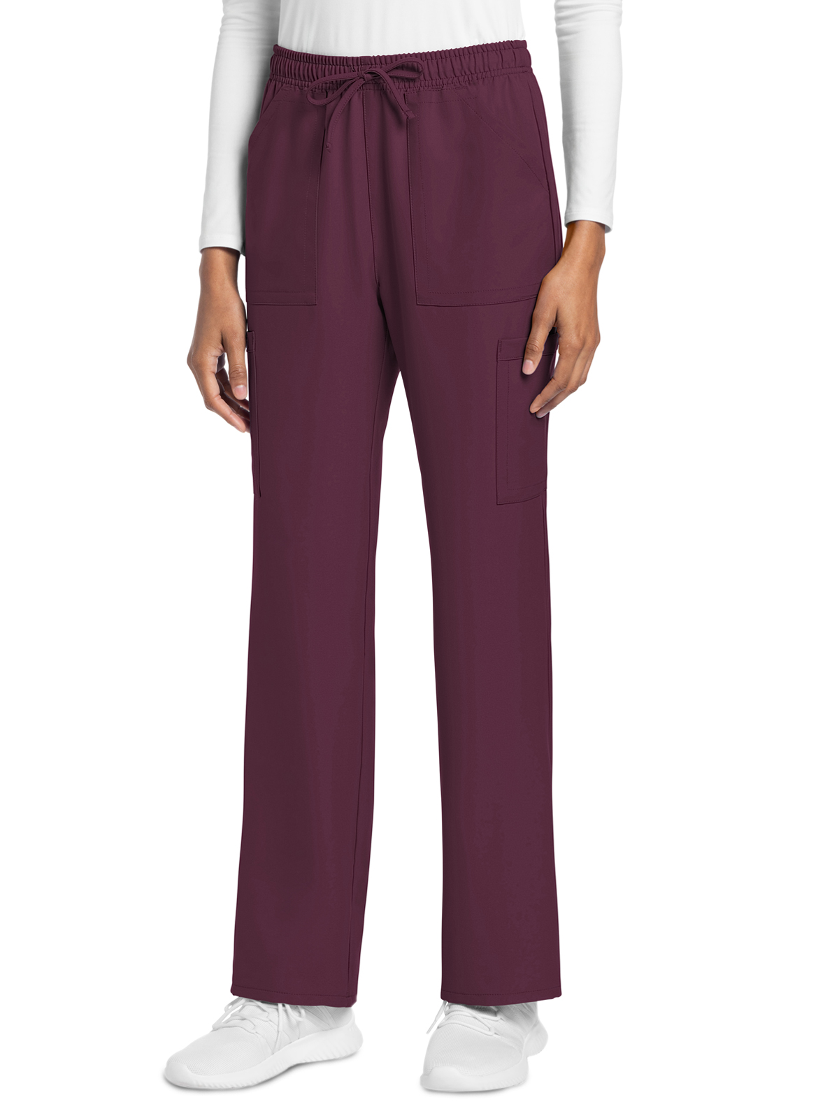 Cherokee - WW Originals Ultra - Women's 4-Pocket Drawstring Cargo Pant 12