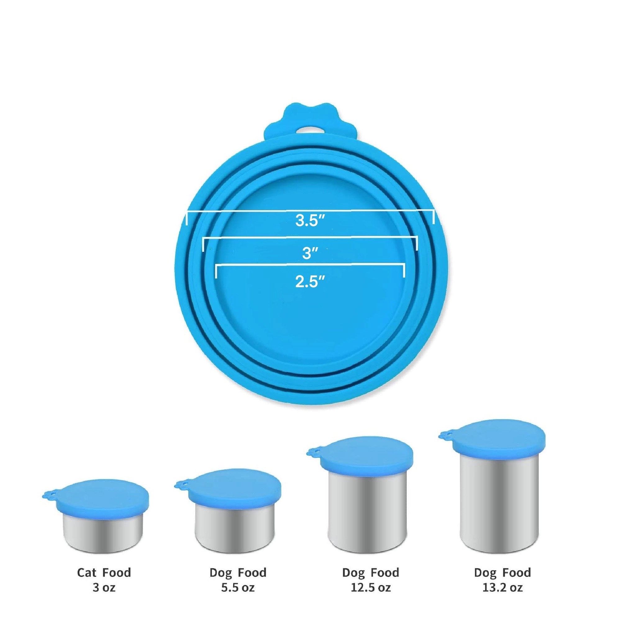 Silicone Can Lids for Pet MOQ 50PCS 4