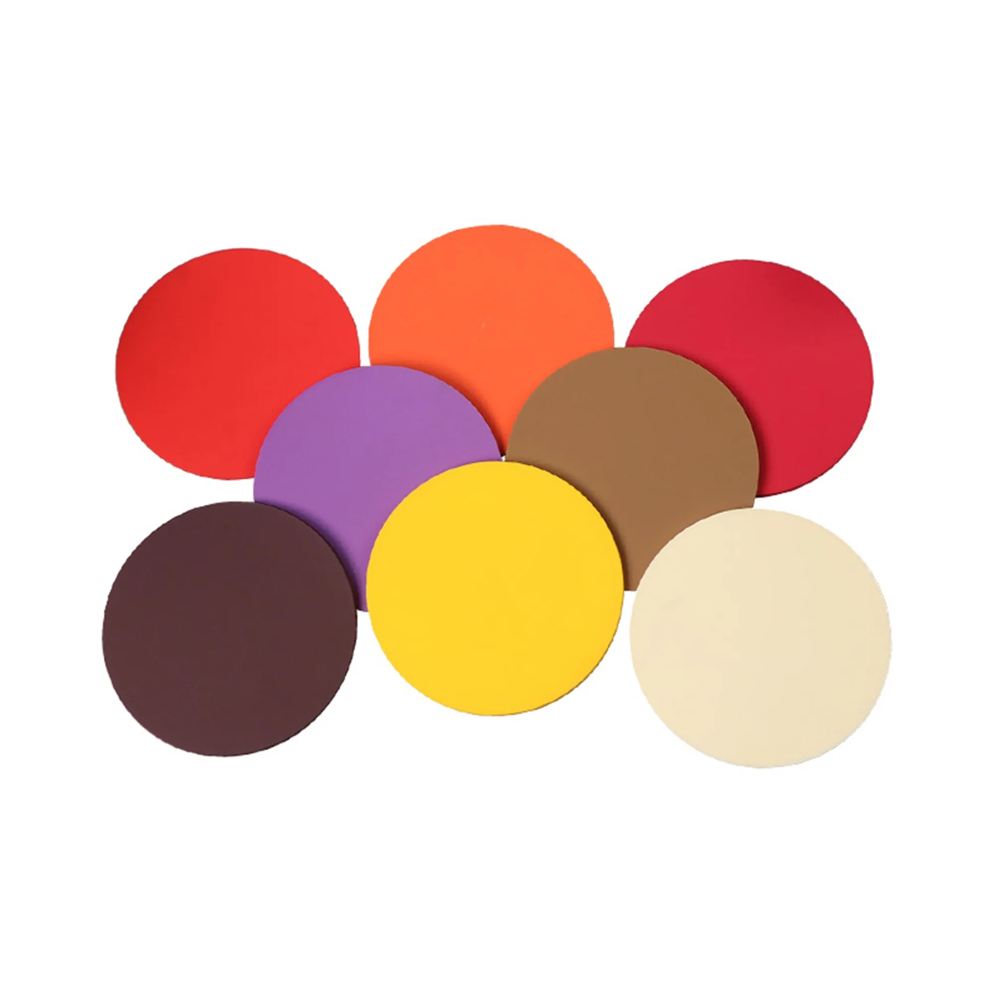 Round PVC Coaster MOQ50pcs 2