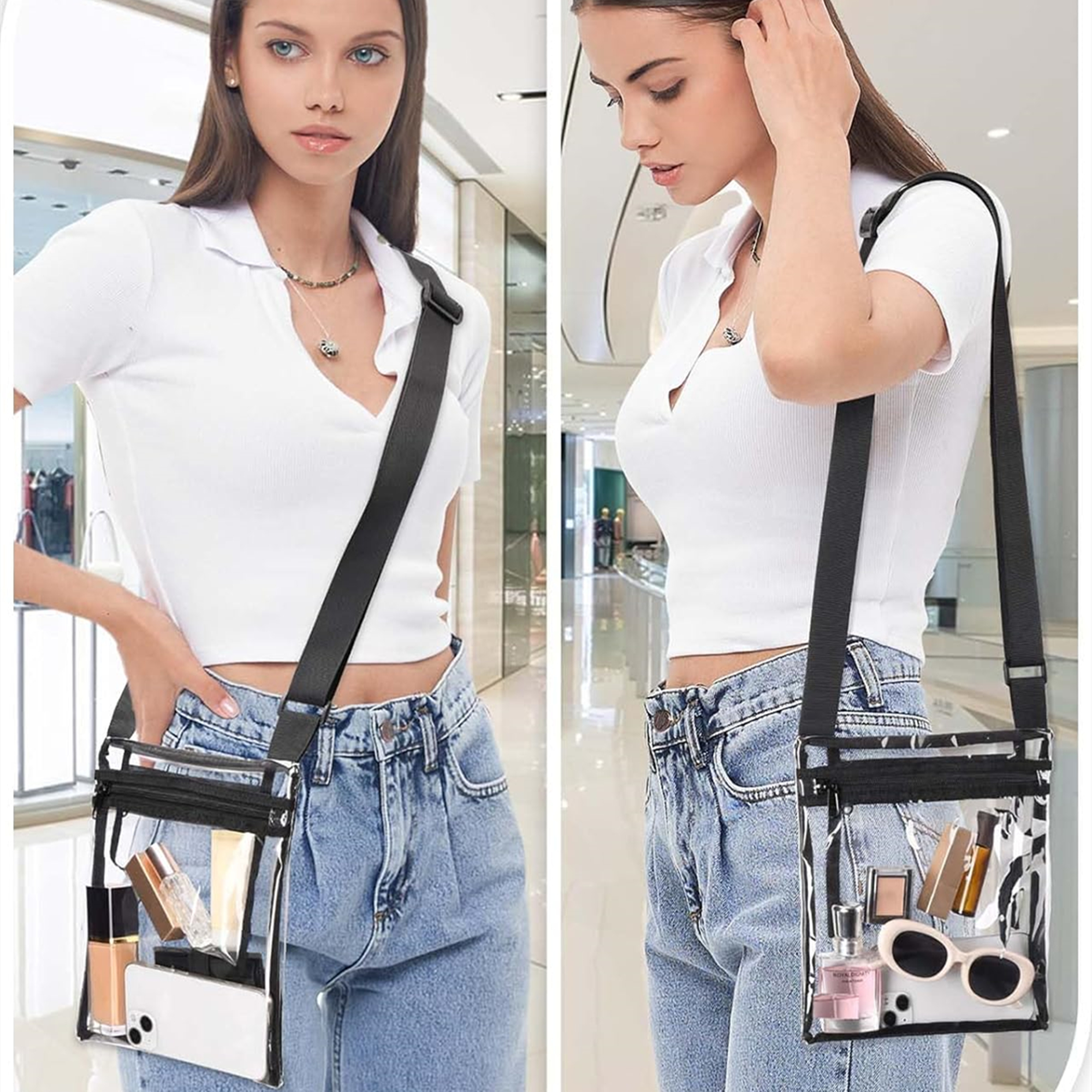 Clear Crossbody Purse Bag 3