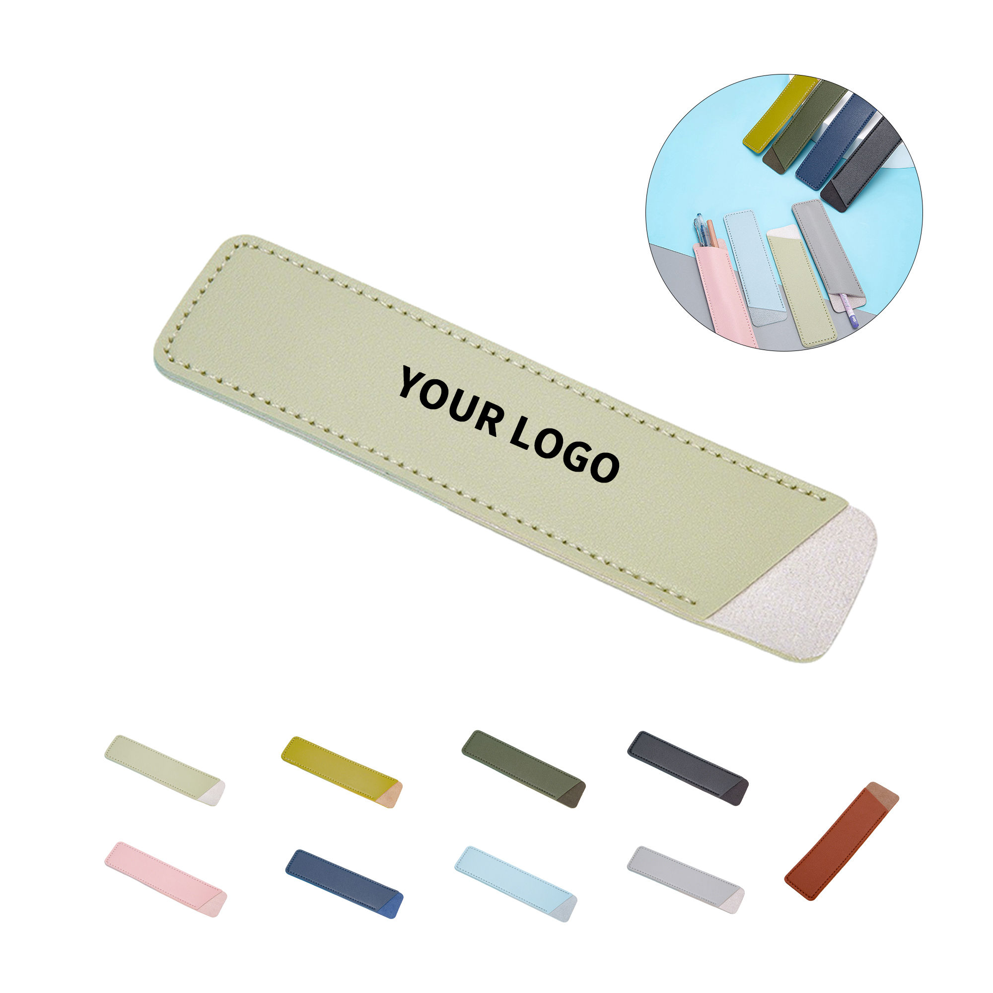 PU Writing Instrument Sleeve With Single Pocket 4