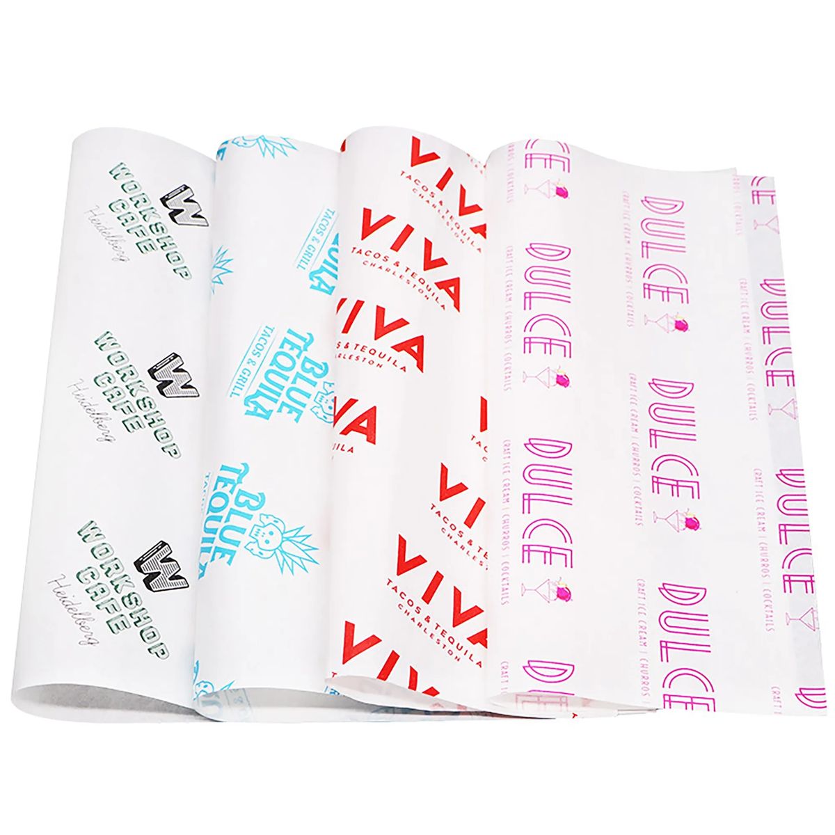 Grease Proof Food Wrapping Paper 12x12 Inches 4