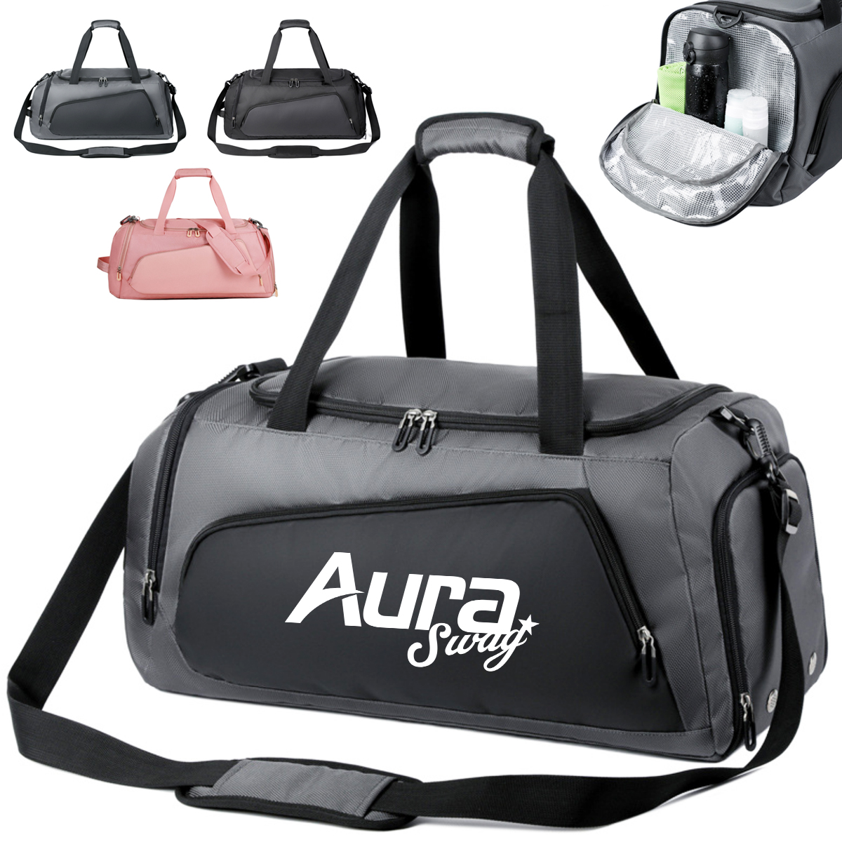 7L Multi-Functional Gym Duffel Bag with Shoe Compartment 1