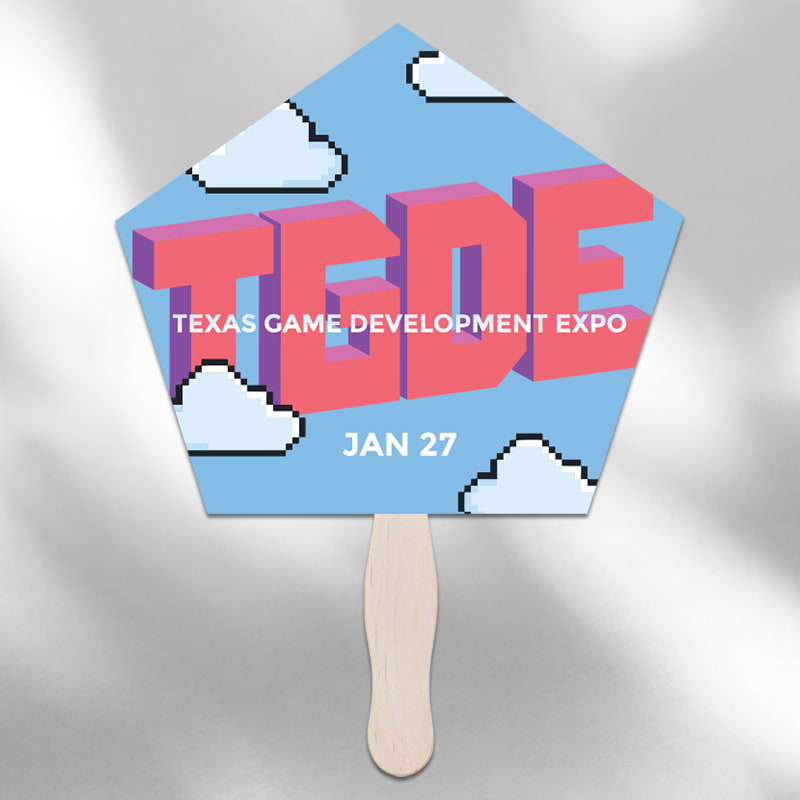 Pentagon Hand Fans 4