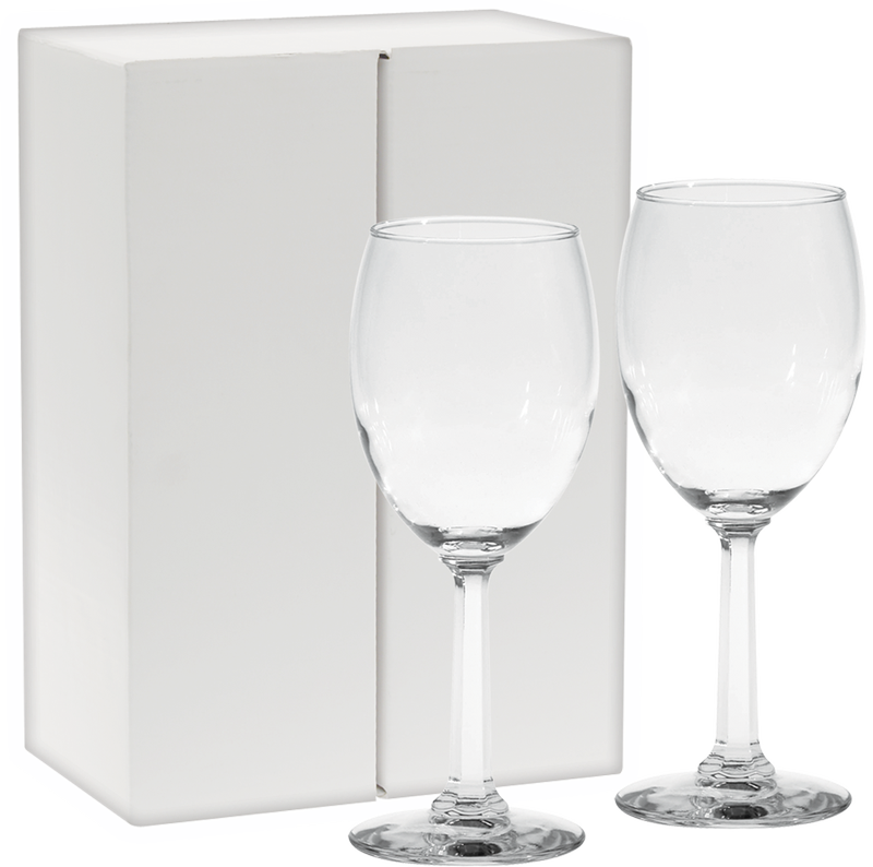Etched Napa Valley Goblet Gift Set 3