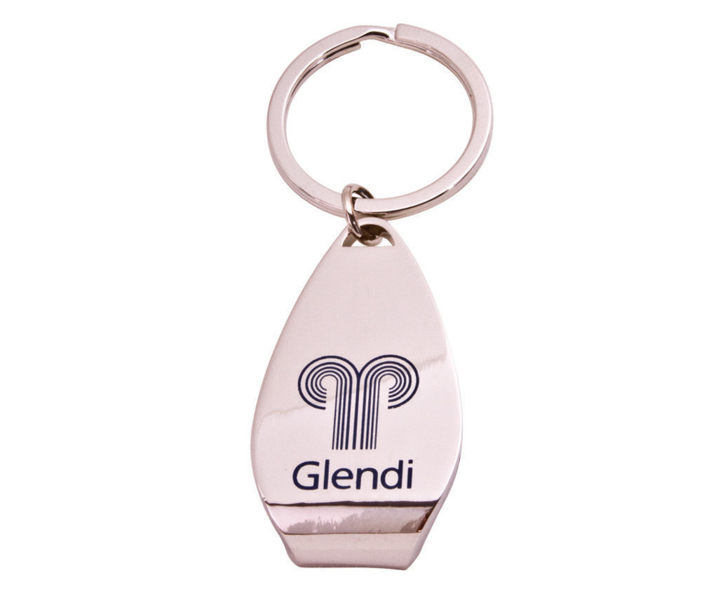 Zinc Keychain- Bottle Opener