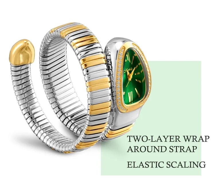 Custom Stylish Snake Watch for Fashionable and Trendy Look 4