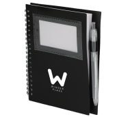 FSC® Recycled 5" x 7" Star Spiral Notebook with Pe 172
