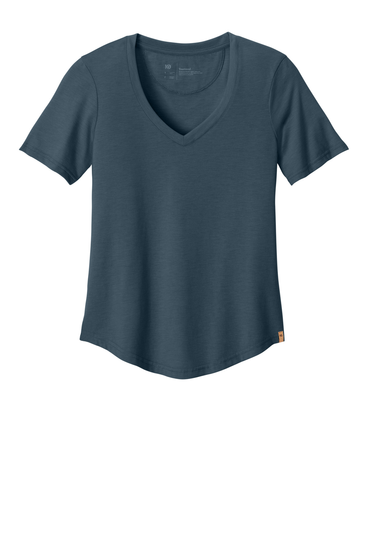 tentree Women's TreeBlend V-Neck T-Shirt TTCW5646 2