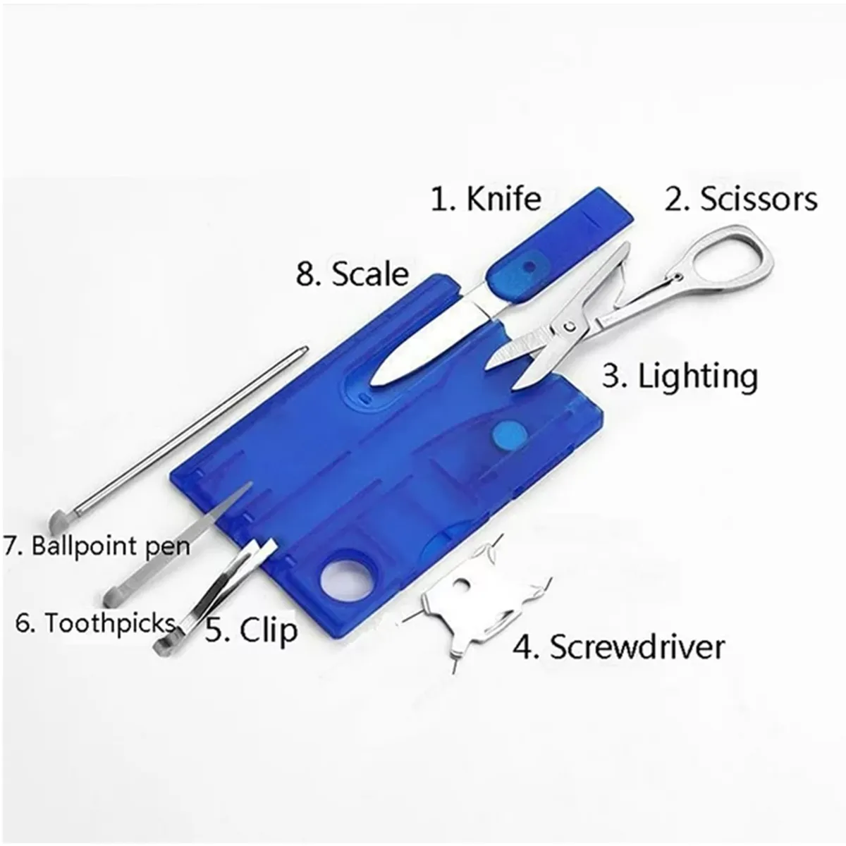 Multifunction Outdoor Emergency Pocket Survival Tool Kit 2