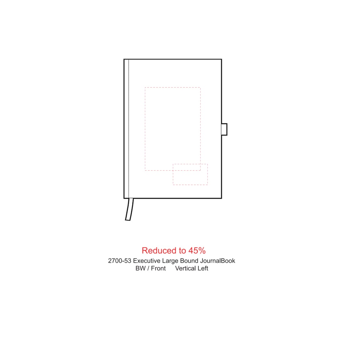 FSC® Mix 7" x 10" Executive Large Bound Journal 3