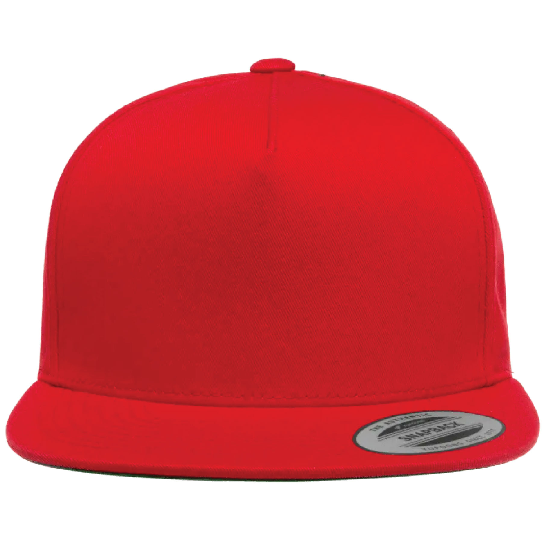 YP Classics 6007 – Five-panel Cotton Twill Snapback with Leatherette Patches or Embroidery 21