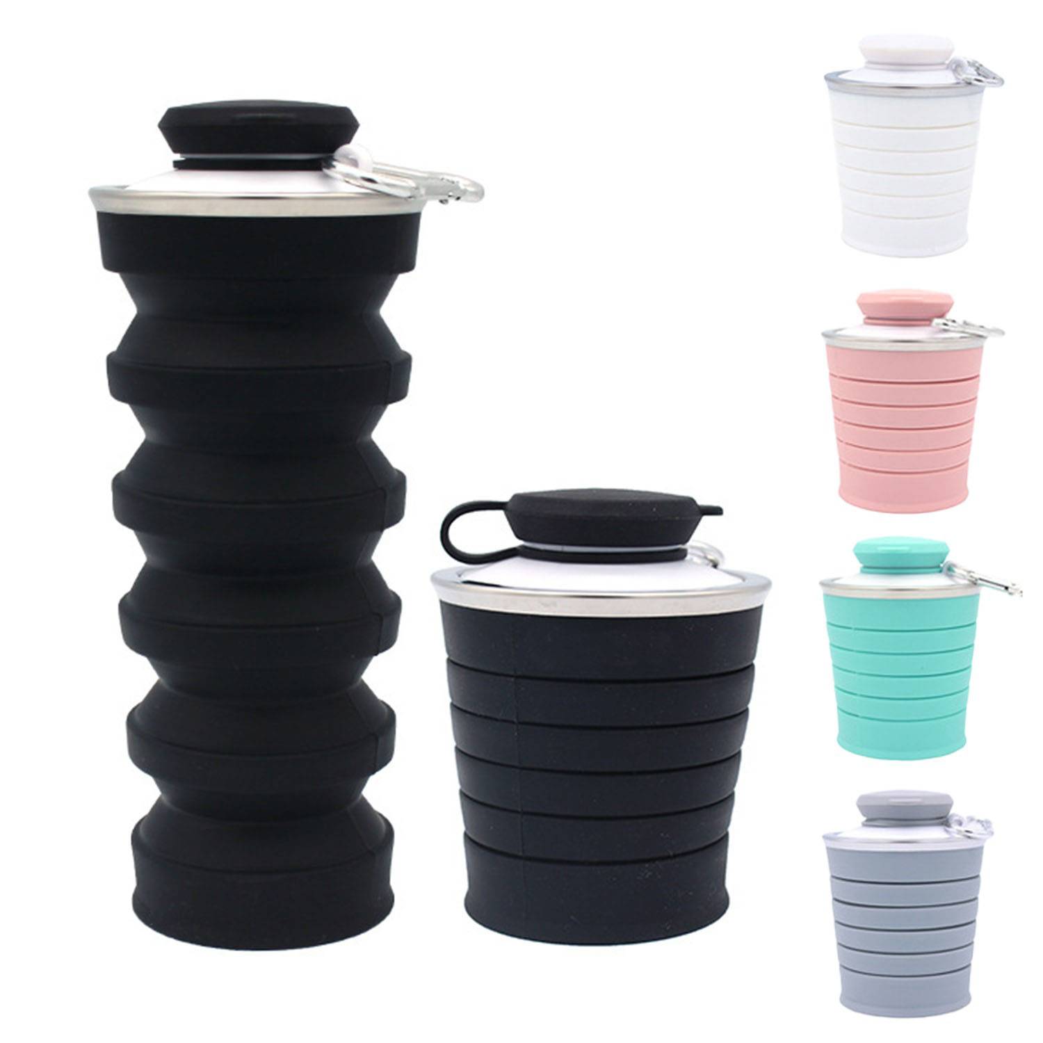 17oz Silicone Portable Collapsible Water Bottle 2