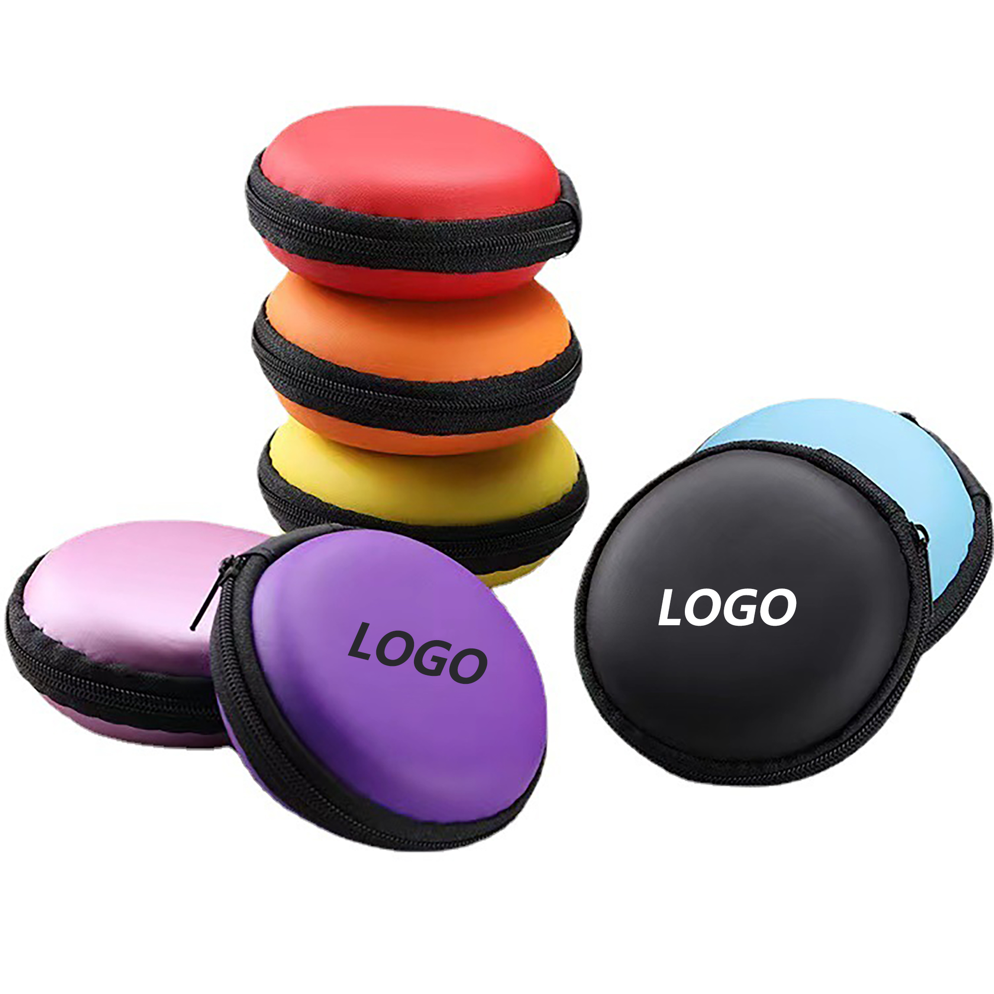 Small Round Storage Earphone Box Earbuds Case 2