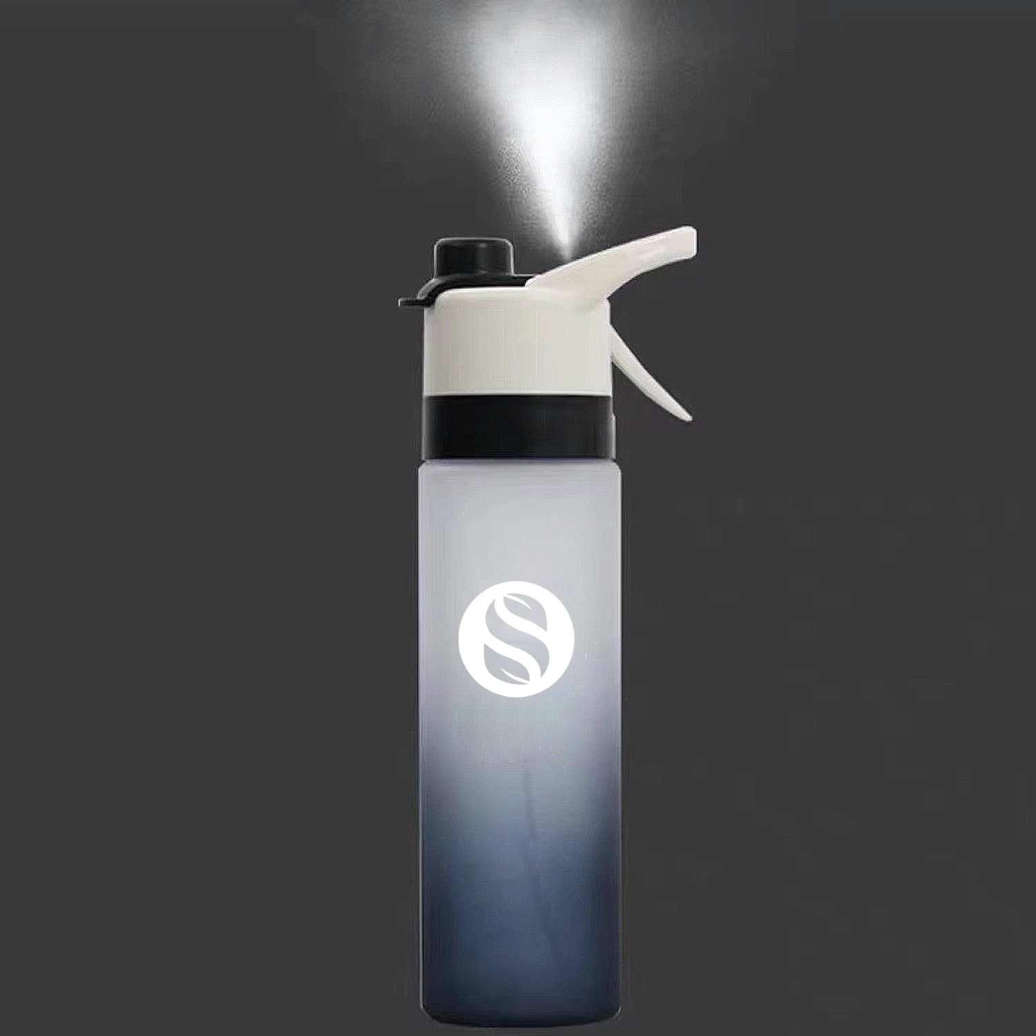 Portable Clear Spray Water Bottle 27Oz 1