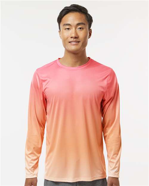 Unisex Barbados Performance Pin Dot Long Sleeve T-Shirt - 225 2