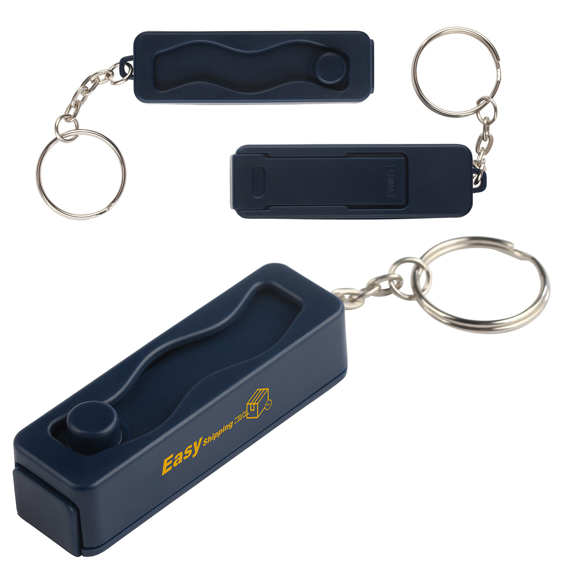 Contour Phone Stand Key Chain with Finger Fidget 17